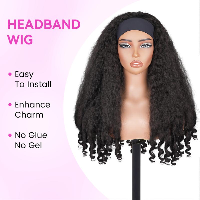 Aryah Beauty™ Afro Headband Wig