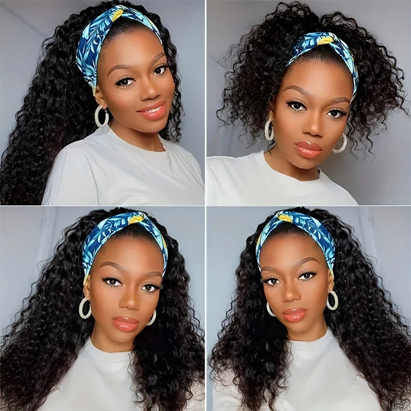 Frodio Veralux™ Blend Human Hair Shaggy Waves 3-in-1 Half Wig