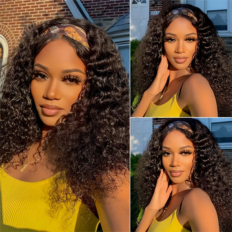 Frodio Veralux™ Blend Human Hair Shaggy Waves 3-in-1 Half Wig